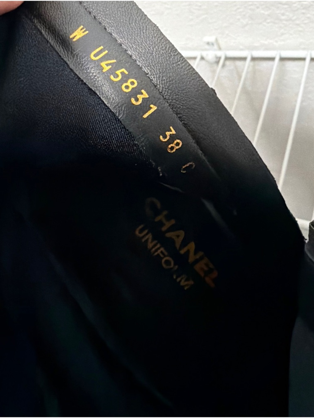 Black Leather Ankle Boots with Side Zip - Designer Logo Cap Toe Chanel uniform - Picture 3 of 4